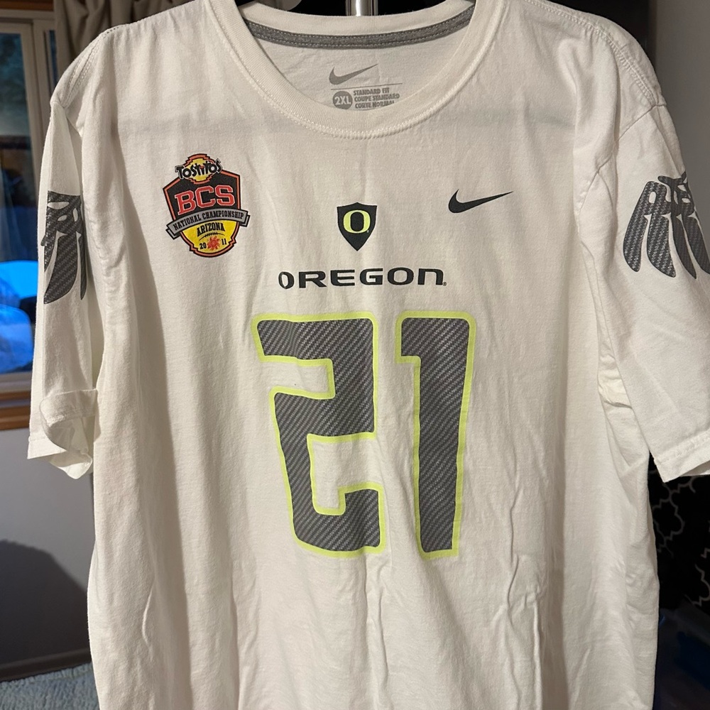 Nike Oregon White BCS Graphic Jersey